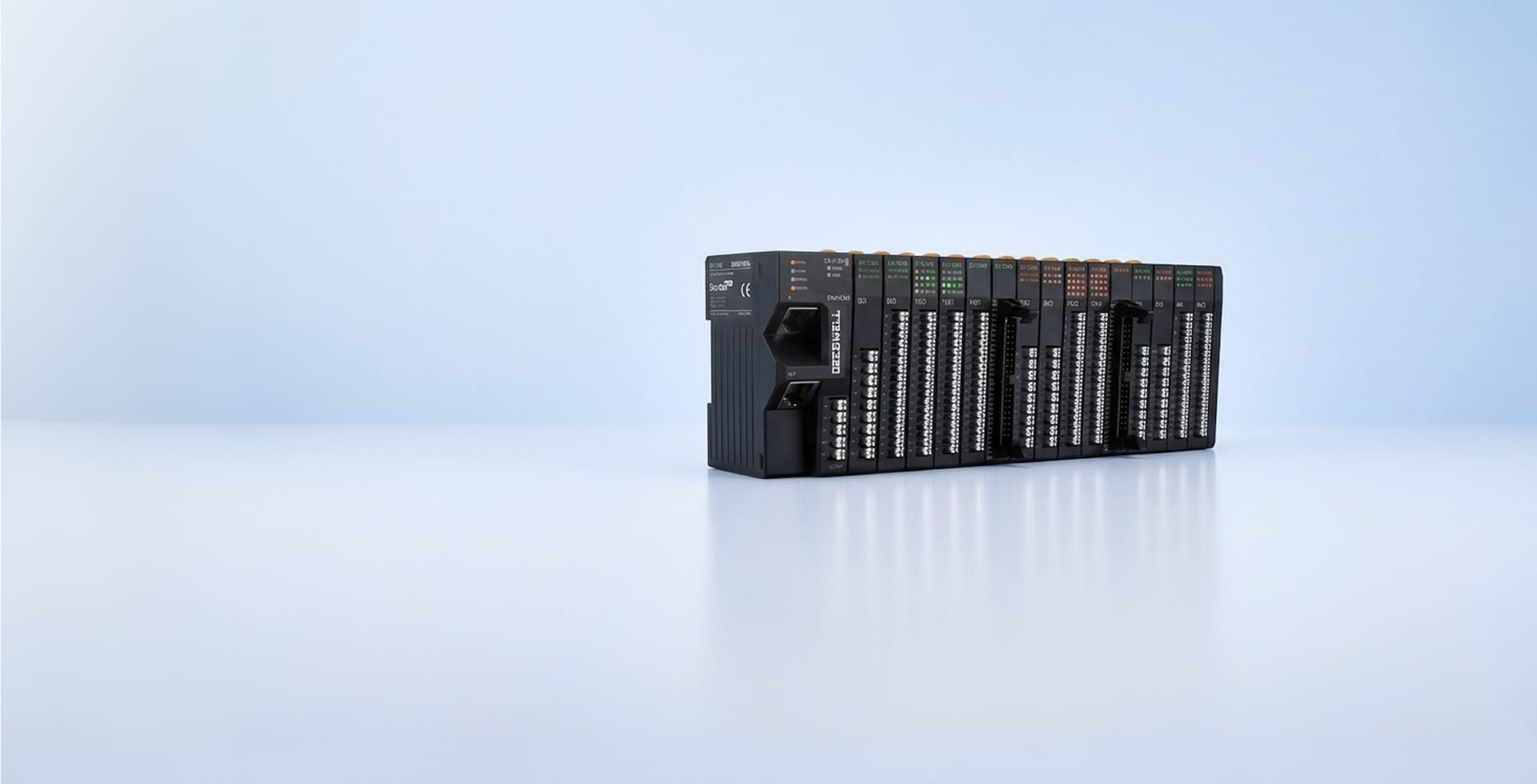 DECOWELL EX-1100 EtherCAT 어댑터 모듈과 확장 I/O 모듈