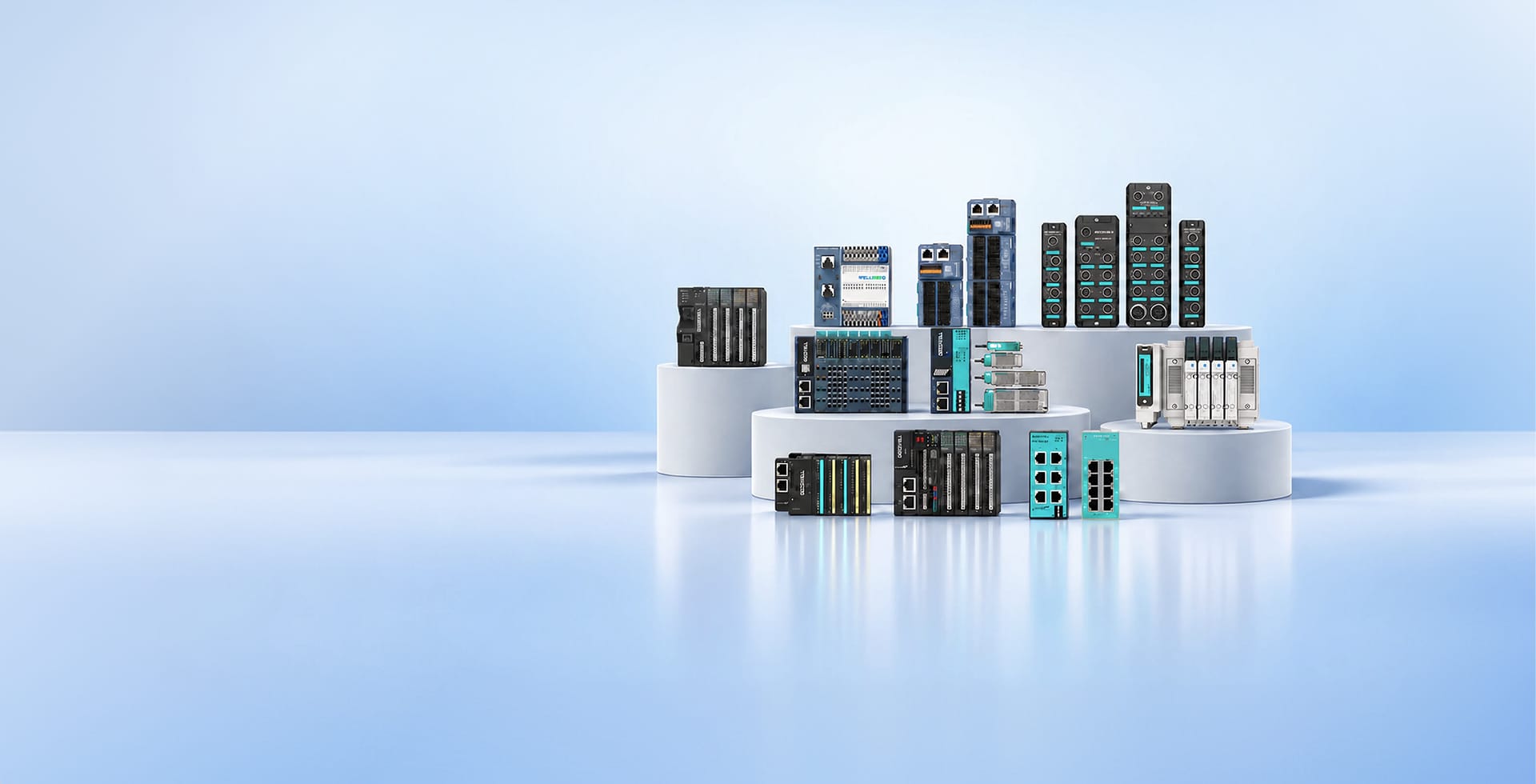DECOWELL 산업용 네트워크 I/O 모듈 제품군